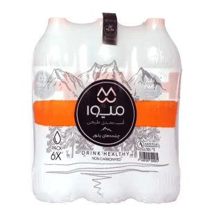 آب معدنی میوا - 1.5 لیتر بسته 6 عددی